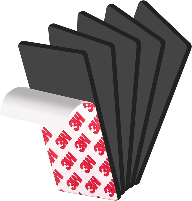 STTMGN Magnetic Tape with 3M Strong Adhesive Backing,2x4" 5PCS,Flexible Self Adhesive Magnets, Flat Sticky Magnet Tape Strips,Available for Craft,DIY Projects,Kitchen,Whiteboard etc - Image 1